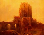 大卫罗伯茨 - Moorish Tower On The Bridge At Cordiva
